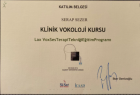 Dil ve Konuşma Terapisti Serap Sezer Dil Konuşma Bozuklukları sertifikası