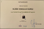 Dil ve Konuşma Terapisti Serap Sezer Dil Konuşma Bozuklukları sertifikası