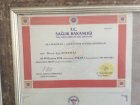 Op. Dr. Derya Ayşe Korkmaz Kadın Hastalıkları ve Doğum sertifikası
