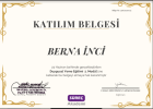 Dyt. Berna İnci Diyetisyen sertifikası