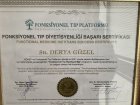 Dyt. Derya Güzel Diyetisyen sertifikası