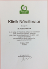 Uzm. Dr. Fatma Akkan Nöroloji (Beyin ve Sinir Hastalıkları) sertifikası