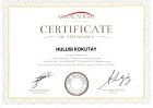 Dt. Hulusi Kokutay Diş Hekimi sertifikası