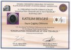 Op. Dr. Çağdaş Orman Plastik Rekonstrüktif ve Estetik Cerrahi sertifikası