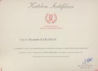 Uzm. Kl. Psk. Yasemin Karaman Psikoloji sertifikası
