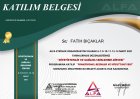 Dyt. Fatih Bıçaklar Diyetisyen sertifikası