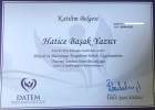 Psk. Hatice Başak Yazıcı Psikoloji sertifikası