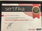 Dt. İbrahim Paşa Diş Hekimi sertifikası