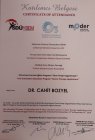 Op. Dr. Cahit Bozyel Kadın Hastalıkları ve Doğum sertifikası