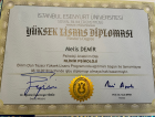 Psk. Melis Demir Psikoloji sertifikası
