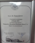 Uzm. Dr. Özlem Topal Erten Çocuk Sağlığı ve Hastalıkları sertifikası