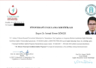 Op. Dr. İsmail Emre Gökce Genel Cerrahi sertifikası