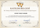 Op. Dr. Zeynep Toksoy Karaşin Kadın Hastalıkları ve Doğum sertifikası