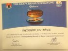 Op. Dr. Diclehan Ali Dicle Göz Hastalıkları sertifikası