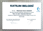 Klinik Psikolog  Mehmet Emin Kızgın Psikoloji sertifikası