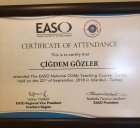 Dyt. Çiğdem Gözler Diyetisyen sertifikası