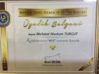 Op. Dr. Mehmet Mazlum Turgut Kadın Hastalıkları ve Doğum sertifikası