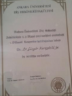 Uzm. Dr. Dt. Mehmet Güngör Karagözlü Diş Hekimi sertifikası