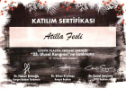 Op. Dr. Atilla Fesli Plastik Rekonstrüktif ve Estetik Cerrahi sertifikası