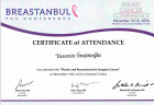 Op. Dr. Yasemin İmamoğlu Plastik Rekonstrüktif ve Estetik Cerrahi sertifikası