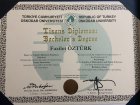 Uzm. Kl. Psk. Fazilet Çabuk Klinik Psikolog sertifikası