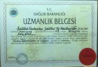 Op. Dr. Jale Dal Ağca Kadın Hastalıkları ve Doğum sertifikası