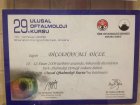 Op. Dr. Diclehan Ali Dicle Göz Hastalıkları sertifikası