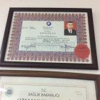 Op. Dr. Atıl Aktaş Kadın Hastalıkları ve Doğum sertifikası
