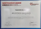 Doç. Dr. Mustafa Doğduş Kardiyoloji sertifikası