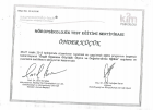 Uzm. Dr. Önder Küçük Çocuk ve Ergen Psikiyatristi sertifikası
