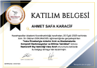 Dt. Ahmet Safa Karacif Diş Hekimi sertifikası