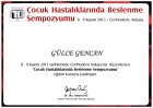 Uzm. Dyt. Gülce Gencan Diyetisyen sertifikası