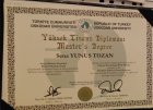 Uzm. Kl. Psk. Sena Yunus Tozan Psikoloji sertifikası
