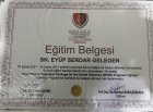 Psk. Eyüp Serdar Gelegen Psikoloji sertifikası