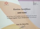 Uzm. Dyt. Azmi Yılmaz Diyetisyen sertifikası