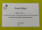 Uzm. Psk. Cemal Can Psikoloji sertifikası