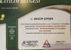 Dyt. Begüm Şimsek İpek Diyetisyen sertifikası