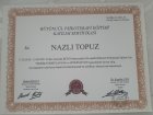 Psikoterapist Nazlı Topuz Psikoloji sertifikası