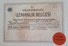 Prof. Dr. Ayşe Berna Anıl Çocuk Sağlığı ve Hastalıkları sertifikası