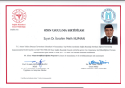 Dr. Melih Nurhan Medikal Estetik Tıp Doktoru sertifikası