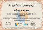 Psk. Büşra Atar Psikoloji sertifikası