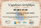 Psk. Büşra Atar Psikoloji sertifikası