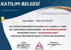 Psk. Gökhan Bingöl Psikoloji sertifikası