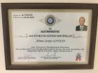 Prof. Dr. Ahmet Serdar Soydan Akupunktur sertifikası