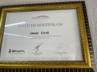 Dt. Gamze Eker Diş Hekimi sertifikası
