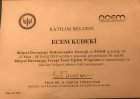 Uzm. Kl. Psk. Ecem Kudeki Psikoloji sertifikası