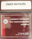 Prof. Dr. Ömer Bayezid Kalp Damar Cerrahisi sertifikası