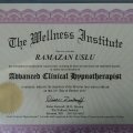 Uzm. Psk. Ramazan Uslu Psikoloji sertifikası