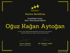 Dt. Oğuz Kağan Aytoğan Diş Hekimi sertifikası