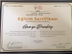 Psk. Gamze Dereköy Psikoloji sertifikası